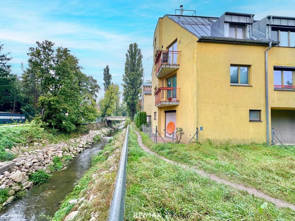 Am Liesingbach: Maisonette mit sonniger Terrasse