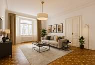 Erstbezug nach Sanierung - Stilaltbauwohnung mit kleinem Balkon