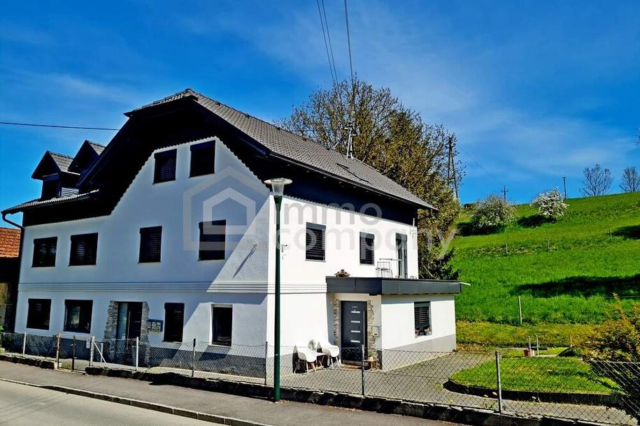 Top Rendite: Vollsaniertes Zinshaus ! 4 gut vermietete Wohnungen ! Zusätzlich ca 650m² Baugrund !, Gewerbeobjekt-kauf, 590.000,€, 4713 Grieskirchen