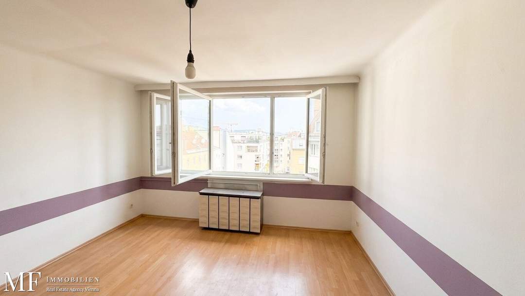 Sanierungsprojekt 3-Zi-Wohnung, toller Grundriß mit Fernblick