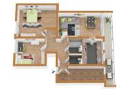 "4-Zimmer-Mietwohnung mit Loggia in Ruhelage – Miete inkl. BK, WW & HK - Saikogasse"