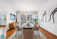 Großzügig Wohnen • Klassisch Genießen! Prächtige 4-Zimmer Wohnung mit Loggia in Innenhof! Raum für Stadtleben und Rückzug!