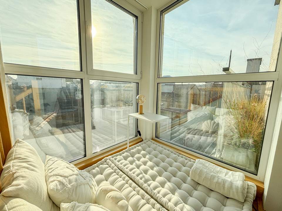 Elegantes Terrassen-Rooftop-Apartment beim Liechtensteinpark
