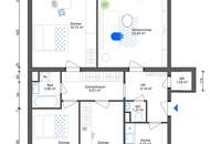 WG-ZIMMER in 3er-STUDENTEN-WG mit AUßENFLÄCHE (550,- Warmmiete Gesamt)