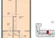 Hofseitige 2-Zimmer-Wohnung nahe Bahnhof