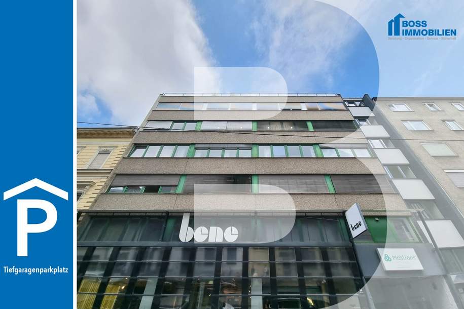 Tiefgaragenplatz | Rainerstraße 14, 4020 Linz, Kleinobjekte-miete, 108,00,€, 4020 Linz(Stadt)