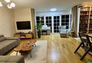 Großer Eigengarten: 4-Zimmer-Wohnung mit Saunahäuschen