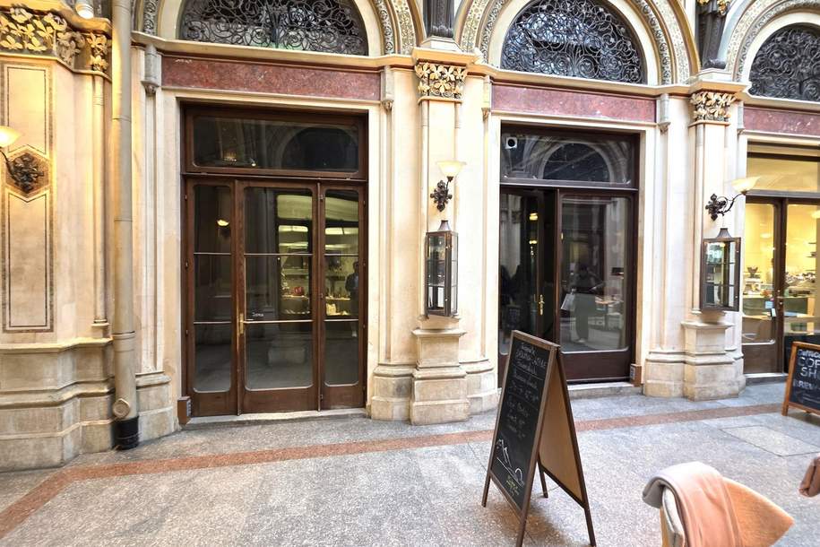 PALAIS FERSTL: Geschäftslokal + Lager in der Passage, Gewerbeobjekt-miete, 3.744,02,€, 1010 Wien 1., Innere Stadt