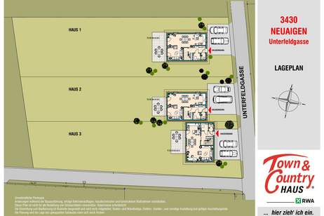 Traumhafte Einfamilienhäuser auf bis zu 800 m² großen Grundstücken mit Baurecht, PROVISIONSFREI!, Haus-kauf, 3430 Tulln