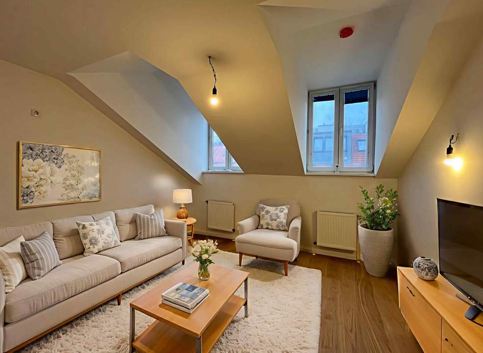 1030! Klimatisiertes 2-Zimmer DG mit neuer Küche nahe U3! ERSTBEZUG NACH GENERALSANIERUNG!
