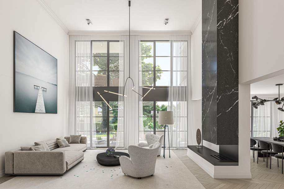 4 Zimmer Wohntraum mit großer Freifläche und Blick in den Schlossgarten!, Wohnung-kauf, 2.893.050,€, 1190 Wien 19., Döbling