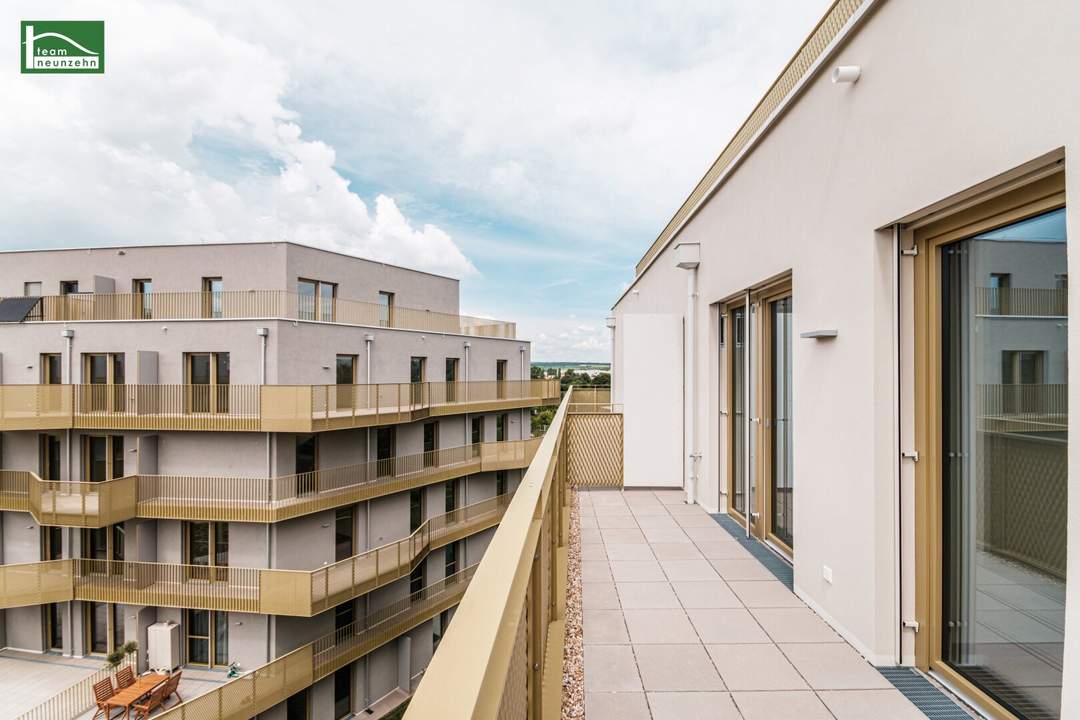 Heller und begehrter West-Balkon in absoluter Ruhelage - 2.Zimmer mit hervorragender Ausstattung (Erdwärme, PV-Anlage, "Fussbodenkühlung,..")