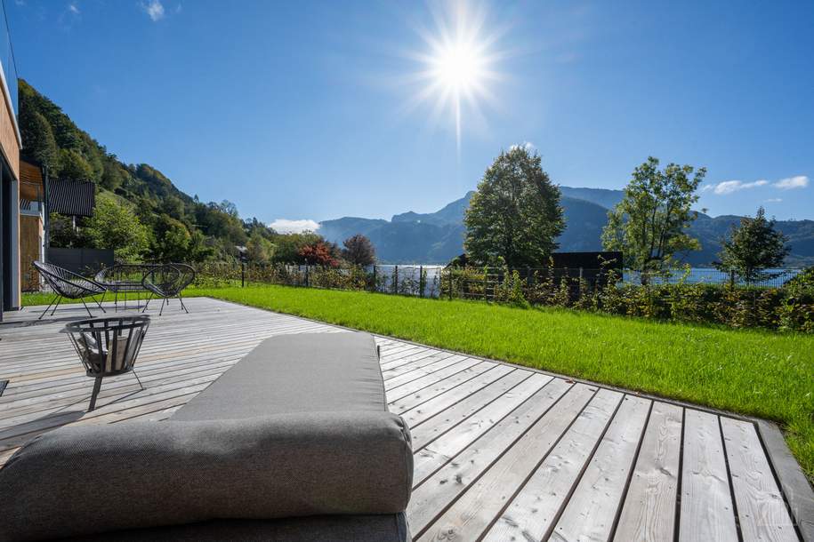 Wohnen am Mondsee! Gartenwohnung mit Eigengarten und privatem SEEZUGANG | Sofort Bezugsfertig!, Wohnung-kauf, 995.000,€, 5310 Vöcklabruck
