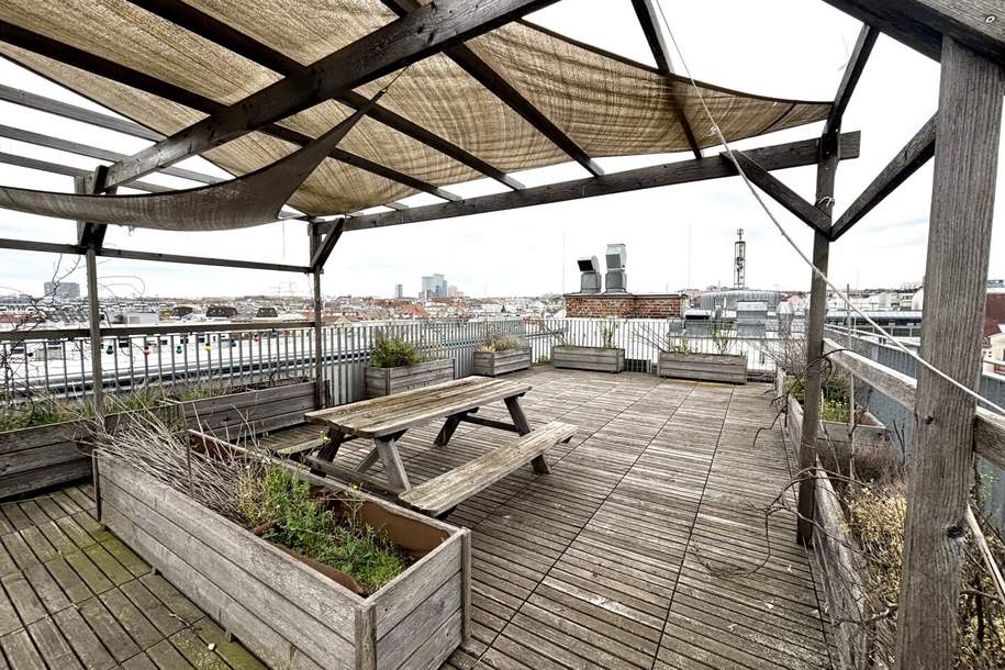 1120! Tolles DG-Büro mit großer Terrasse und perfekter Anbindung ab Juli 25!, Gewerbeobjekt-miete, 5.626,00,€, 1120 Wien 12., Meidling