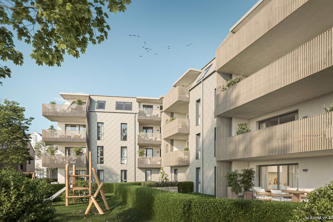 Neubauwohnung mit großem Garten