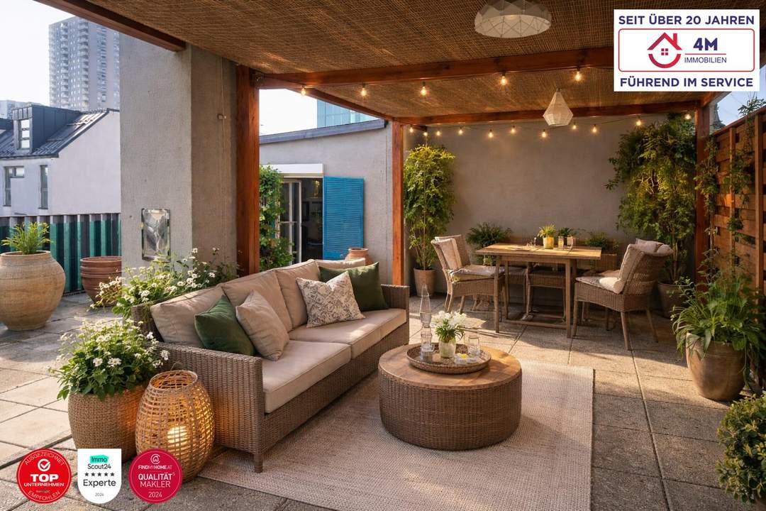 Luxuriöse Maisonette in 1100 Wien Montelaa: 5 Zimmer,2 Balkone,! Terrasse- Ihr Traumzuhause
