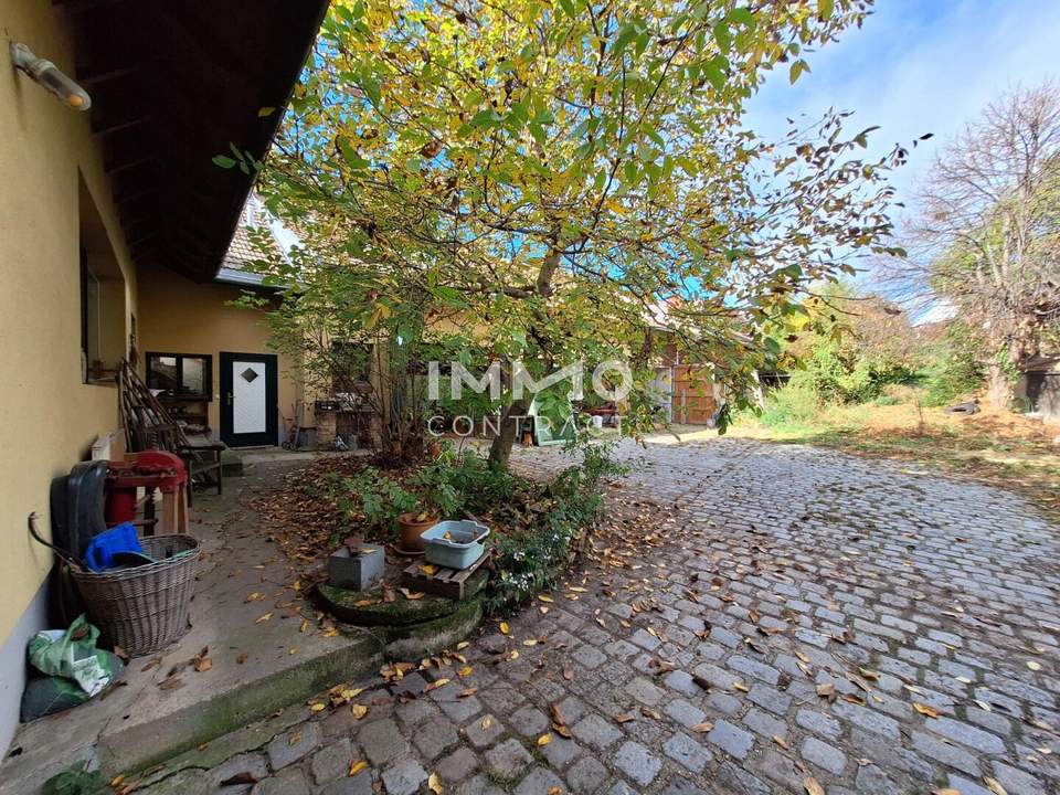 Bauträgerliegenschaft; Winzerhof-Grundstück mit Entwicklungspotenzial in Stammersdorf; Laut Studie 1.550m² erzielbare Wohnnutzfläche möglich