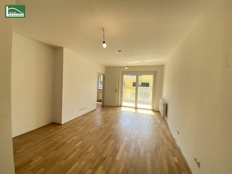 LEO 131 - Moderne Neubau-Wohnung in Hofruhelage! 4 Bus-Stationen zum Bahnhof Floridsdorf und viel Grün in der Nähe!