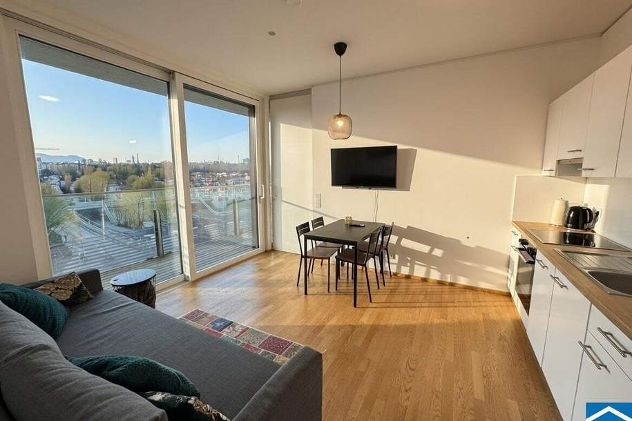 LEBEN IM TRIIIPLE - wunderschöne 2 Zimmerwohnung mit Rooftop Pool - STADT. LAND. FLUSS., Wohnung-miete, 990,00,€, 1030 Wien 3., Landstraße
