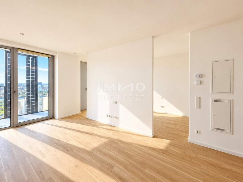 DC2 - 42. Etage Erstbezug: Panorama View U1 Donauinsel