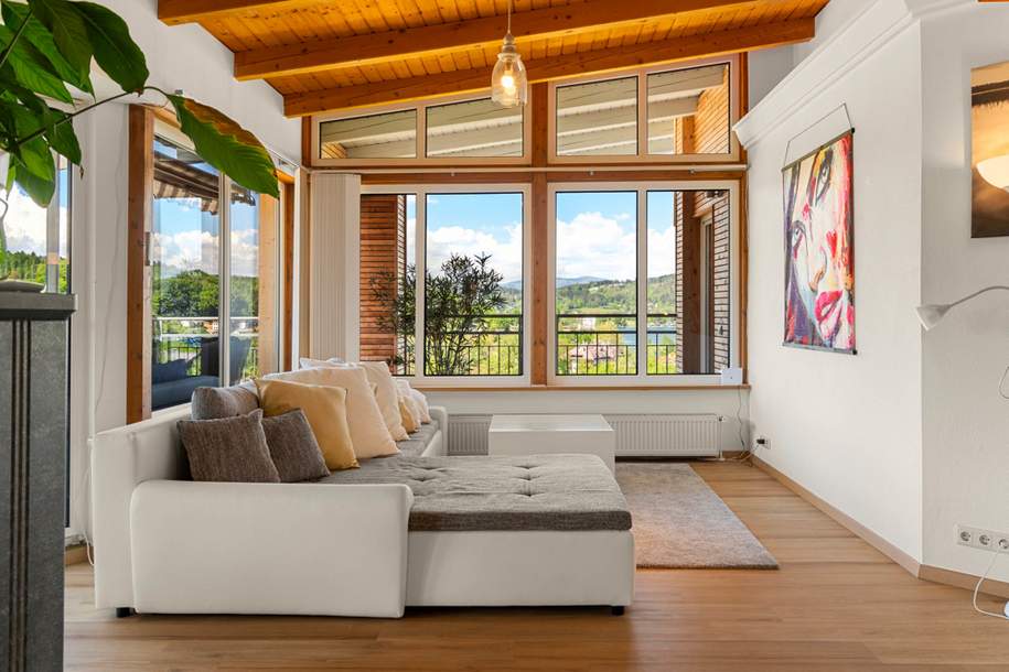 Exklusive Penthousewohnung mit spektakulärem Blick auf den Wörthersee, Wohnung-kauf, 795.000,€, 9081 Klagenfurt Land