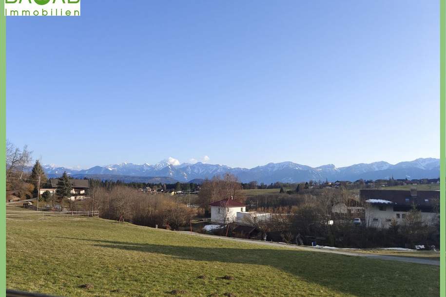 Sonniges Baugrundstück in Hanglage mit Weitblick – Ruhige Lage nahe See und Naturpanorama, Grund und Boden-kauf, 120.000,€, 9220 Villach Land