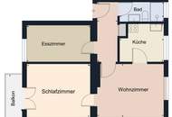 Lukrative Rendite - Investoren aufgepasst! Rentable 3-Zimmer-Wohnung mit attraktivem Mietzins