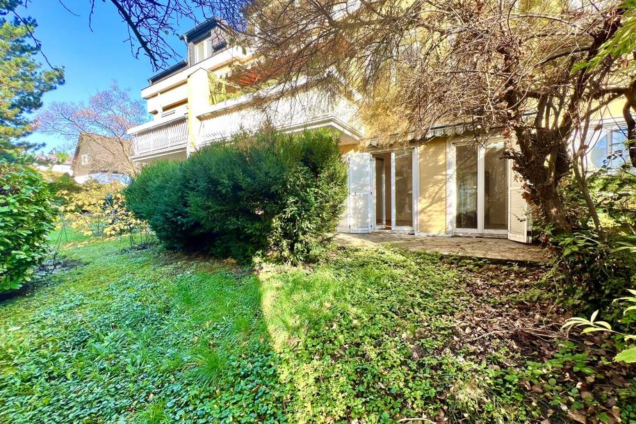 Gartenwohnung mit Terrasse im Grünen I auch 3 Zimmer möglich I absolute Ruhelage I Bestlage Sievering, Wohnung-kauf, 398.000,€, 1190 Wien 19., Döbling