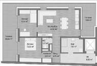Penthouse am Fluss: LEBEN in der STADT - 76m² Wfl mit 35m² Terrasse - Provisionsfrei !! - BAUAKTION -8,5%