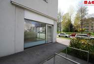 Geschäfts-/Büro-/Ordinationsfläche mit XL-Schaufenstern u. mit Umsatzpotential - 1A Preis-/Leistung, direkt neben dem (Vital-)Zentrum Muldenstraße!