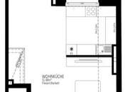 Grünblick: 3-Zimmer-Dachgeschosswohnung mit zwei Terrassen in ruhiger Stammersdorfer Heurigengegend