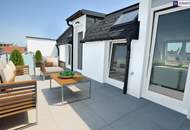 Preisreduktion! Exklusives Familienparadies über den Dächern – Stilvolle 4-Zimmer-Dachgeschosswohnung mit zwei Terrassen + moderner Luftwärmepumpe + Klimaanlage