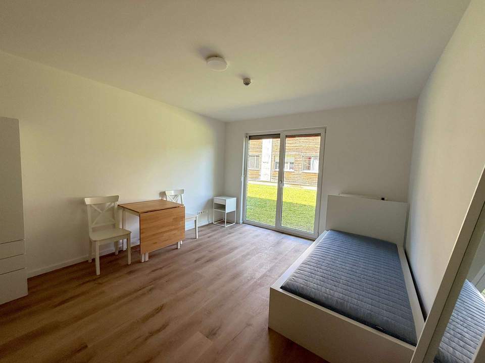 Ideal für Studierende oder Berufspendler: Renovierte 1-Zimmer-Wohnung mit Gartenzugang