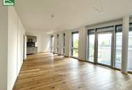 Modernes Büro an der Seepromenade in der Seestadt - inkl. Einbauküche. - WOHNTRAUM