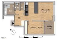 TEILMÖBLIERT MIT LOGGIA - POOL/SAUNA/FITNESS - VIENNA 22 MIT FERNBLICK