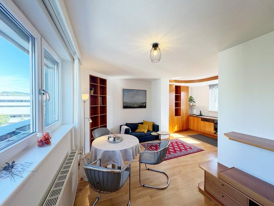 Gepflegte 2-Zimmer-Wohnung inkl. Einzelgarage in Linz-Kaplanhofviertel