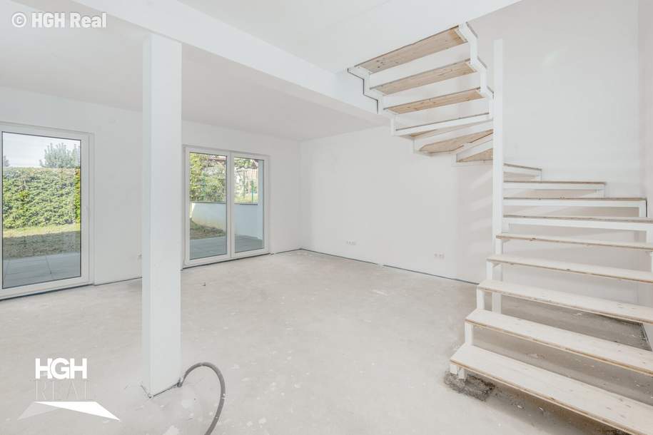 8230 Schölbing bei Hartberg: Belagsfertiges Reihenhaus zum leistbaren Preis - 4 Zimmer mit Balkon, Terrasse und Garten, Haus-kauf, 154.000,€, 8230 Hartberg-Fürstenfeld