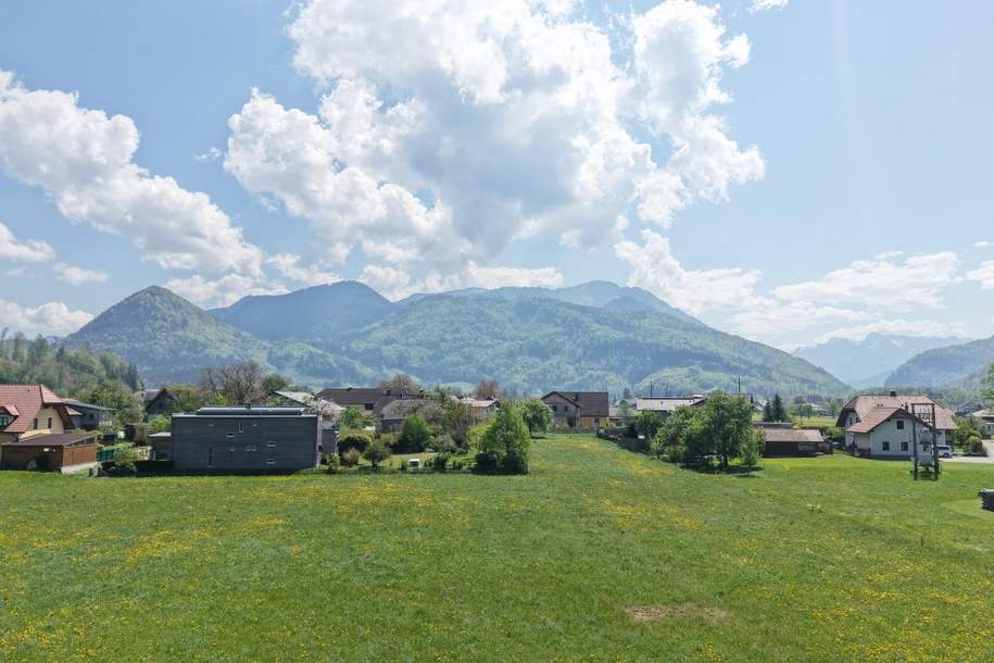 1.000 m² Bauland mit anschließender großer Wiese - ALLES SONNIG und EBEN mit HERRLICHEM AUSBLICK !, Grund und Boden-kauf, 330.000,€, 4645 Gmunden