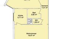 Südseitige 2 Zimmer-Wohnung mit Loggia inkl. PKW-Stellplatz