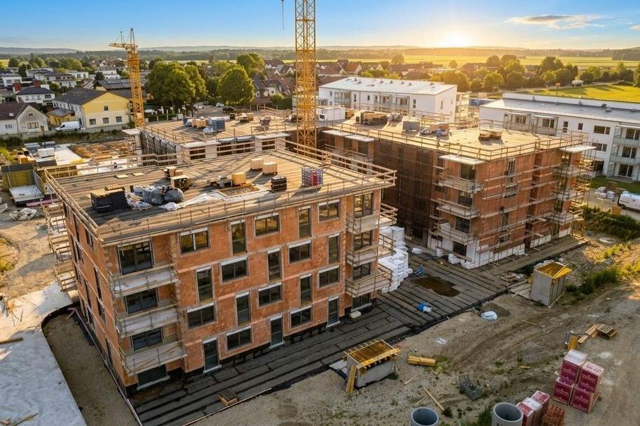 Hochwertige 3-Zimmer Mietwohnung mit Süd-Balkon - Stilvoller Ausstattung - St.Pölten/ Teufelhof - 1 Stellplatz inklusive, Wohnung-miete, 902,69,€, 3100 Sankt Pölten(Stadt)