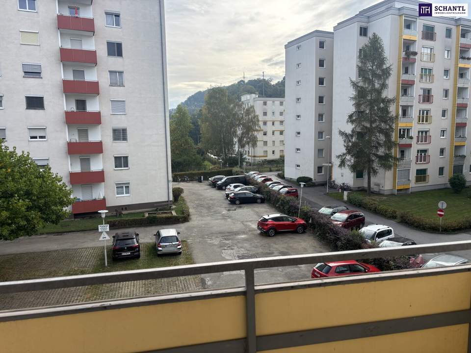 ANLAGEN IN ANDRITZ! TOLLE UND HELLE DREIZIMMERWOHNUNG mit BALKON ++ABSOLUTE RUHELAGE++PARKPLATZ++