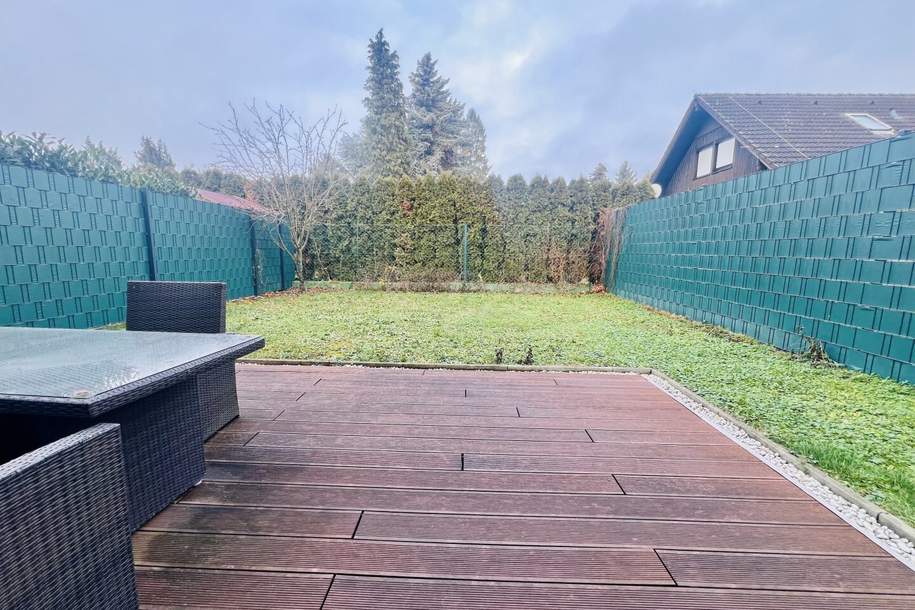 700m zum Bahnhof - 18 Minuten in Wien Floridsdorf - Abendsonne auf der Gartenterrasse - PV mit 18 Paneelen - 2 Autostellplätze, Haus-kauf, 550.000,€, 2232 Gänserndorf