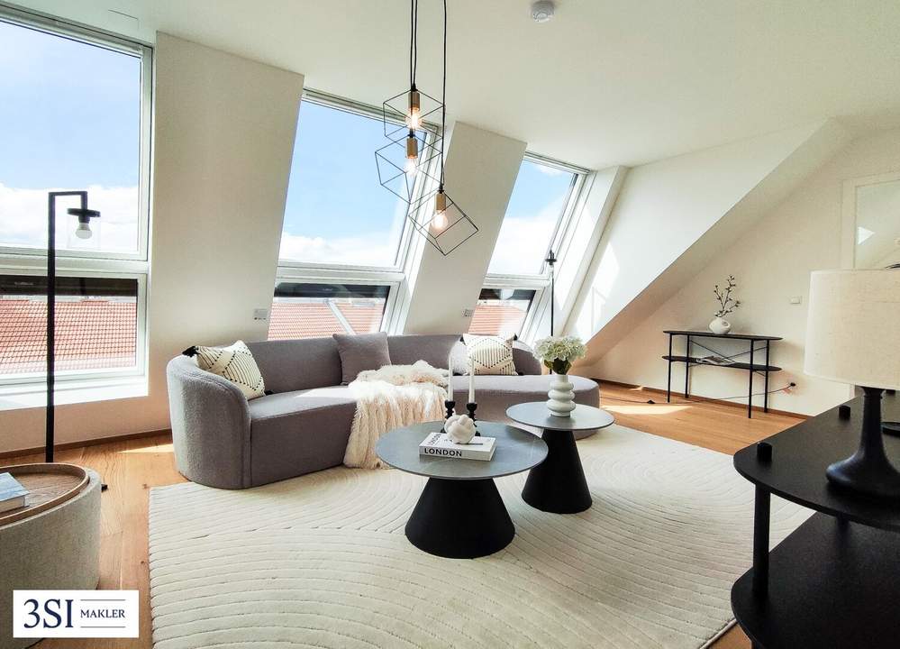 3-Zimmer Penthouse mit Weitblick Nähe Schloss-Schönbrunn