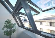 Erstbezug bei Hauptbahnhof! Gemütliches Wohnen mit Kaminfeuer und Wintergarten! 77,5 m2 Dachgeschoss