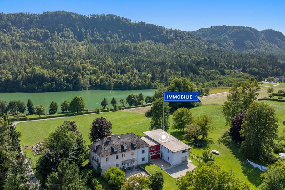 Modernisiertes Reihenhaus mit 3 Wohneinheiten, traumhaftem Seeblick und vielseitigen Nutzungsmöglichkeiten, Haus-kauf, 1.550.000,€, 9074 Klagenfurt Land