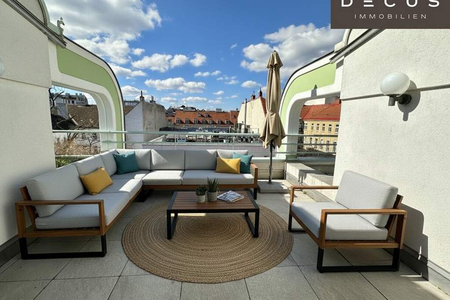 | Ruhiges Neubaubüro mit herrlichen Terrassen | IN TOP-LAGE NÄHE NASCHMARKT | GEKÜHLT | U4 Kettenbrückengasse, Gewerbeobjekt-miete, 3.079,72,€, 1040 Wien 4., Wieden