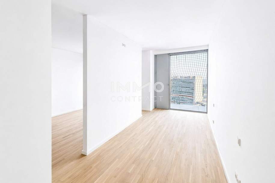 DC2 Tower: Erstbezug - 32. Etage NEW YORK Vibes, Wohnung-miete, 1.100,00,€, 1220 Wien 22., Donaustadt