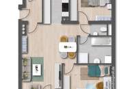 Gut geschnittene 3 Zimmer Dachgeschoßwohnung in ruhiger Innenhoflage mit Balkon