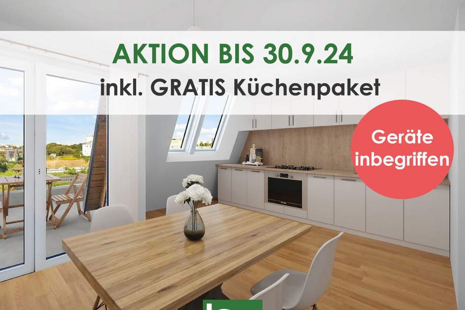 TRAUMHAFTES EIGENHEIM IM 22. BEZIRK – Gratis Küchenpaket mit Geräten inklusive - NÄHE U1-KAGRAN - JETZT ANFRAGEN, Wohnung-kauf, 289.001,€, 1220 Wien 22., Donaustadt