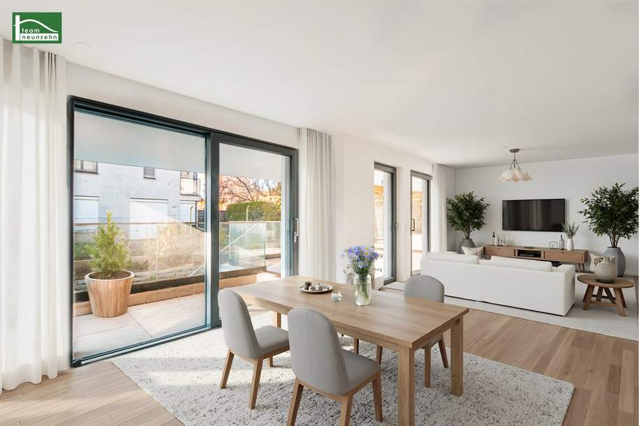 Entspannen und Genießen _ luxuriöse Erdgeschosswohnung mit traumhaften Garten in absoluter Bestlage von Döbling - Design-Erstbezug!, Wohnung-kauf, 1.799.000,€, 1190 Wien 19., Döbling